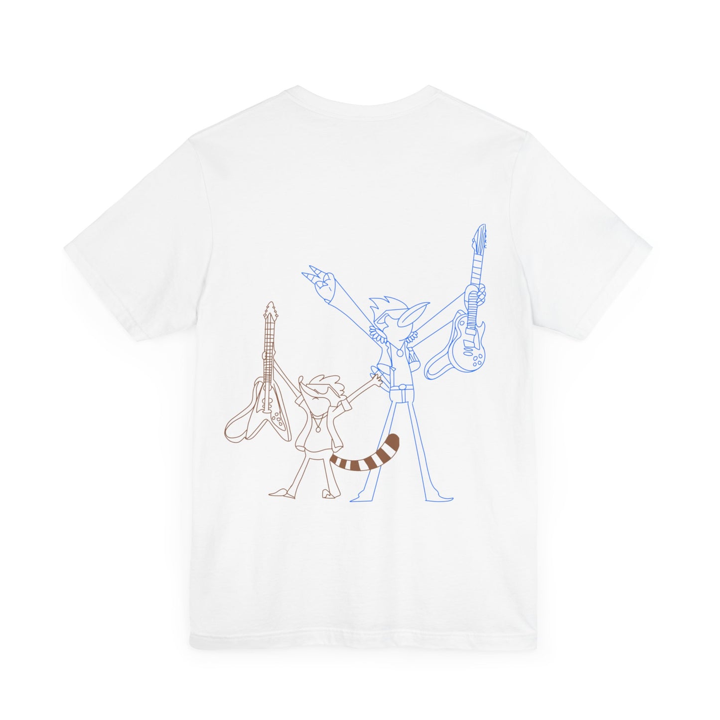 Mordecai and the Rigbys Back print T-Shirt