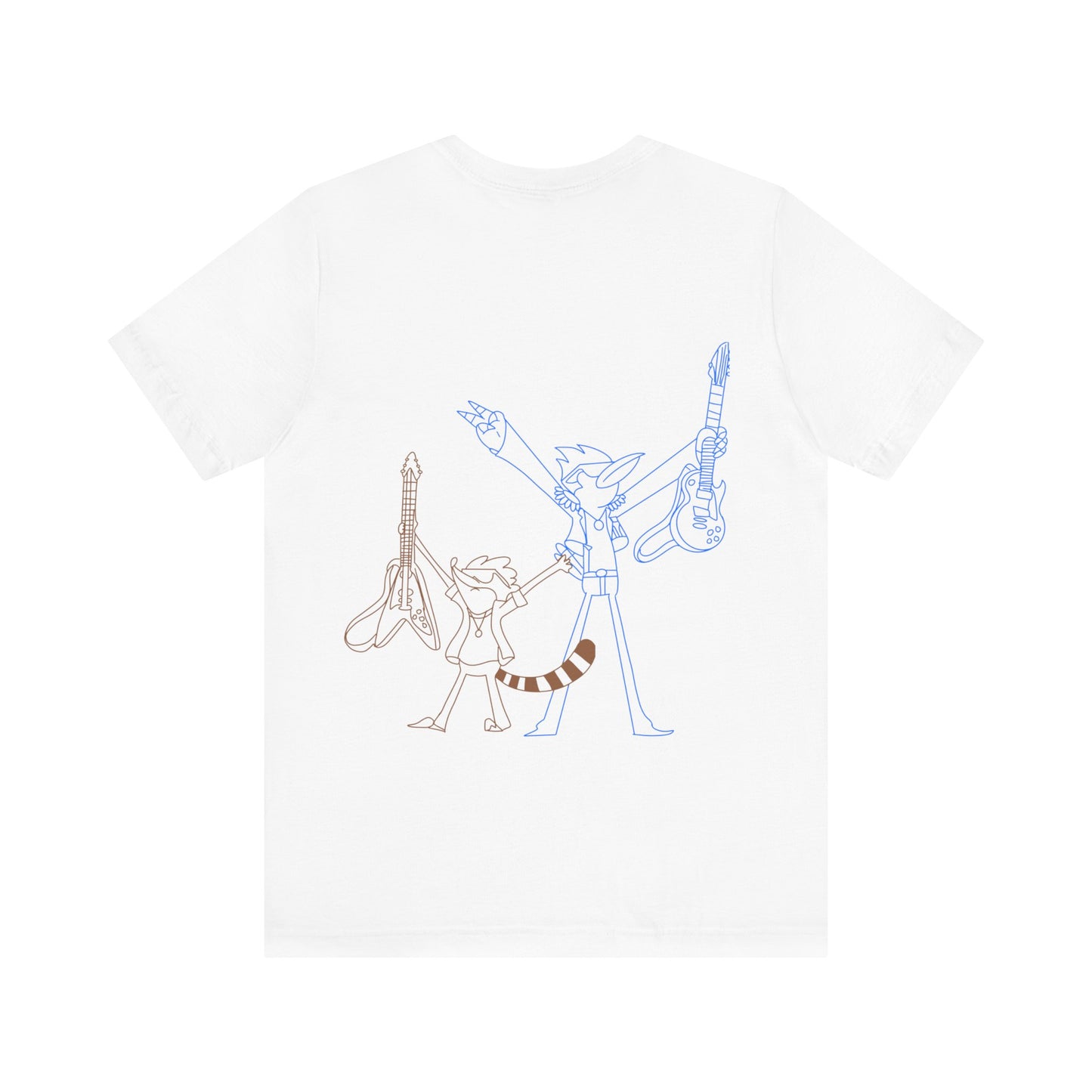 Mordecai and the Rigbys Back print T-Shirt