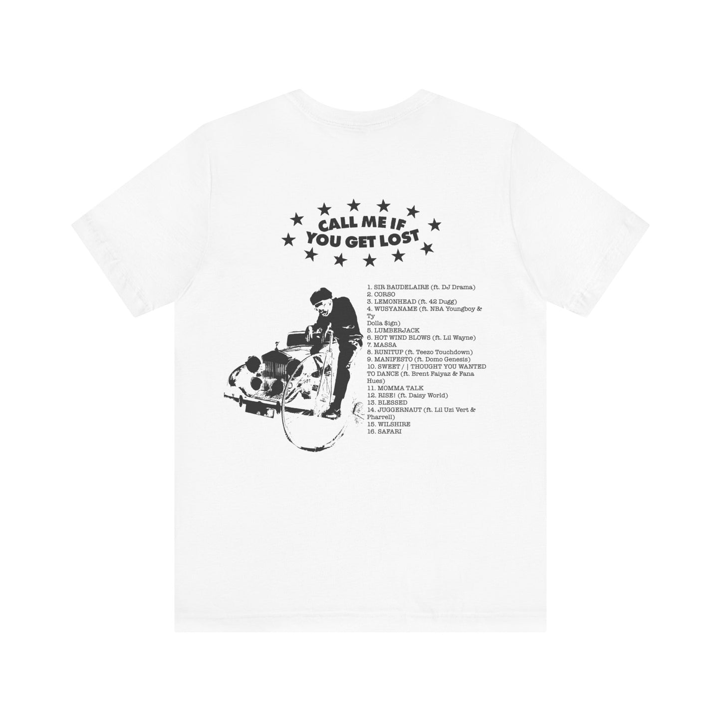 Tyler, the Creator Call Me If You Get Lost Back Print T-Shirt