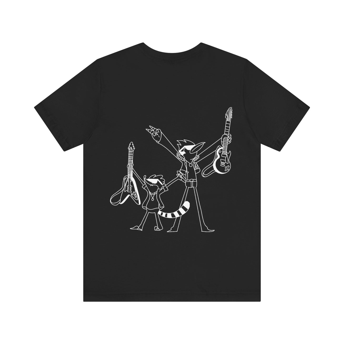 Mordecai and the Rigbys Back print T-Shirt