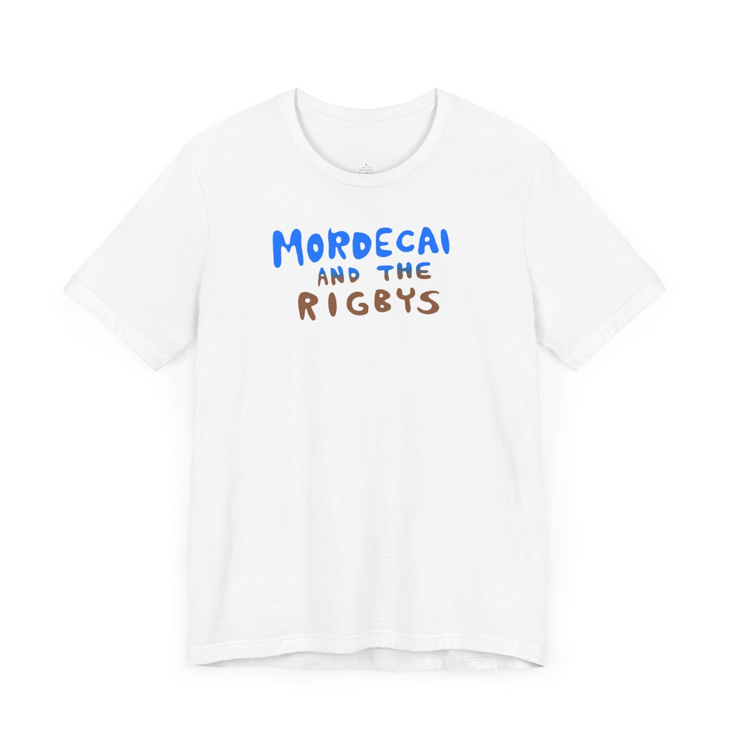 Mordecai and the Rigbys Back print T-Shirt