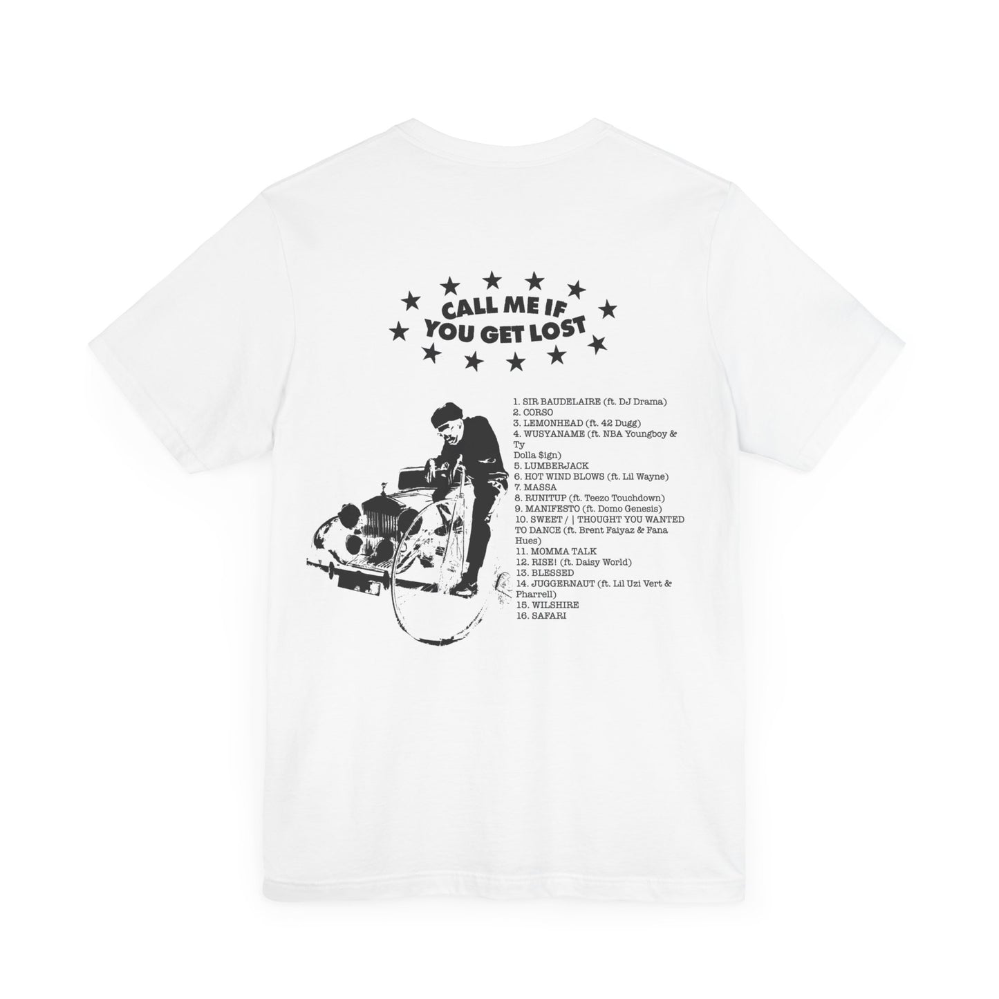 Tyler, the Creator Call Me If You Get Lost Back Print T-Shirt