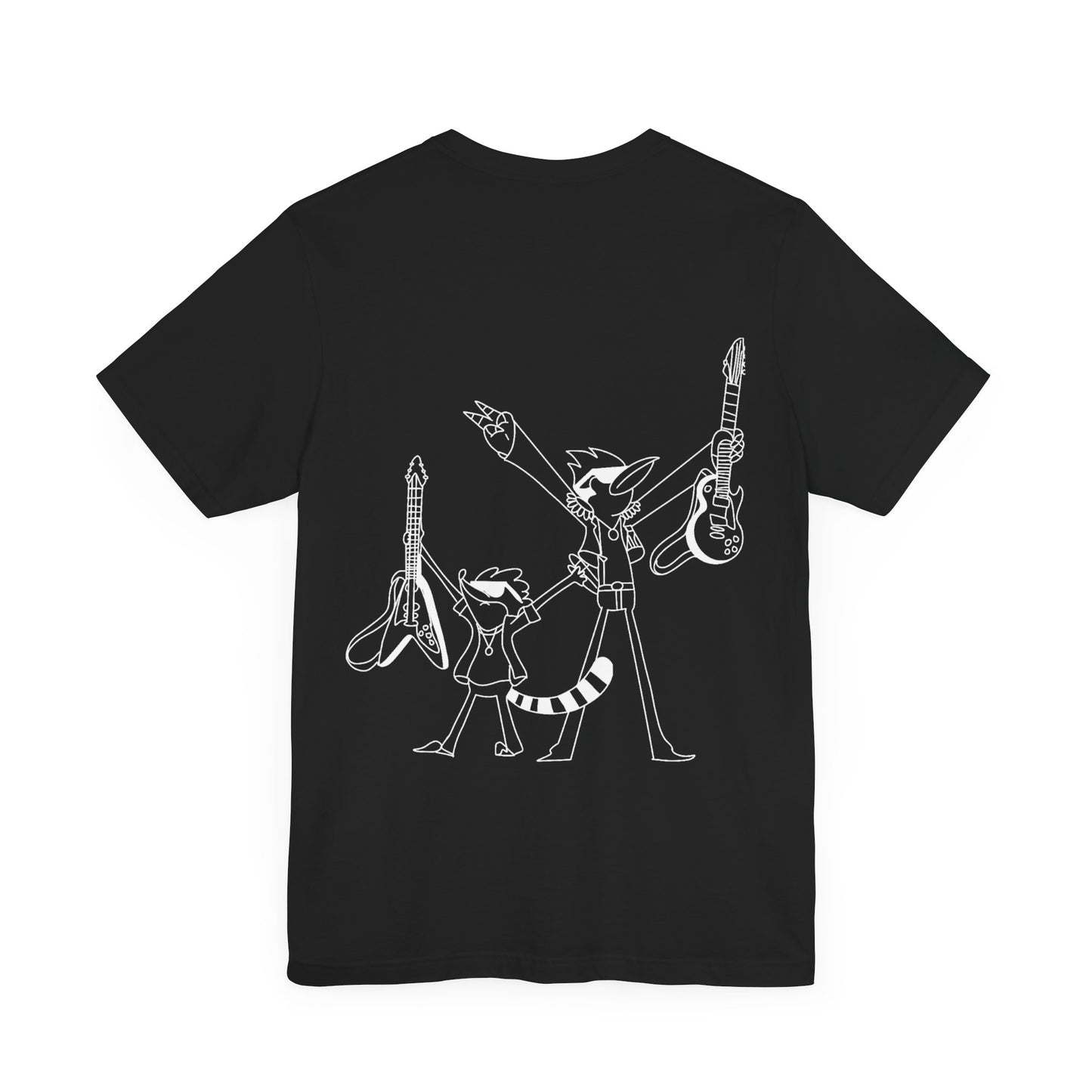 Mordecai and the Rigbys Back print T-Shirt